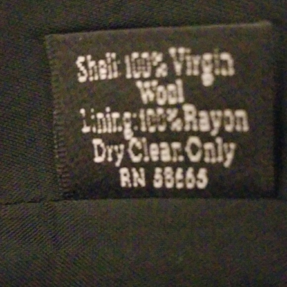 VTG Greta Garbo Womens 100% Virgin Wool Jacket Black Italy Sz 12 GUC READ - Picture 7 of 8